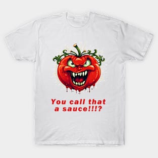 Angry Tomato Demands an Answer T-Shirt